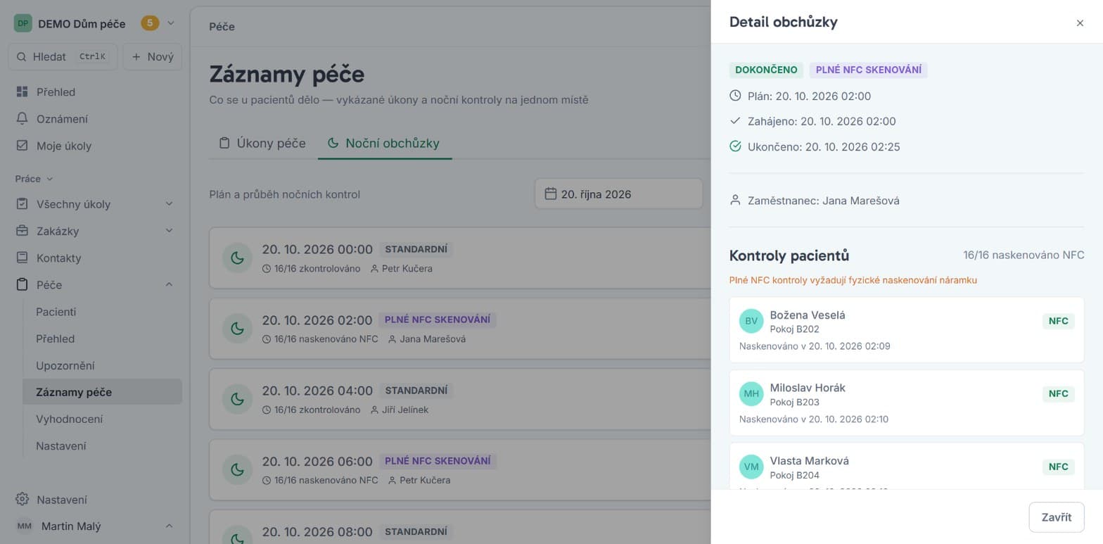 Doklad, že obchůzka opravdu proběhla